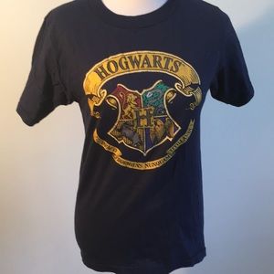 Harry Potter Men’s Hogwarts Crest Draco Dormiens Nunquam Titillandus T-shirt